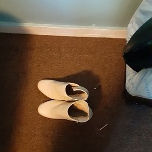 White cool funky boots